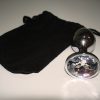 Anal plug de acero inoxidable blanco