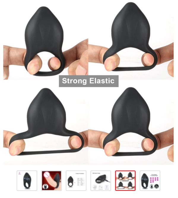 Anillo vibrador elástico